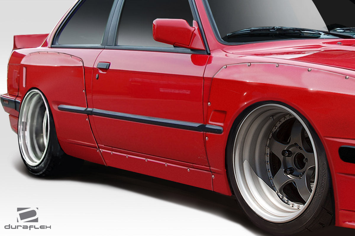 1984-1991 BMW 3 Series E30 Duraflex TKO Side Skirts - 2 Piece