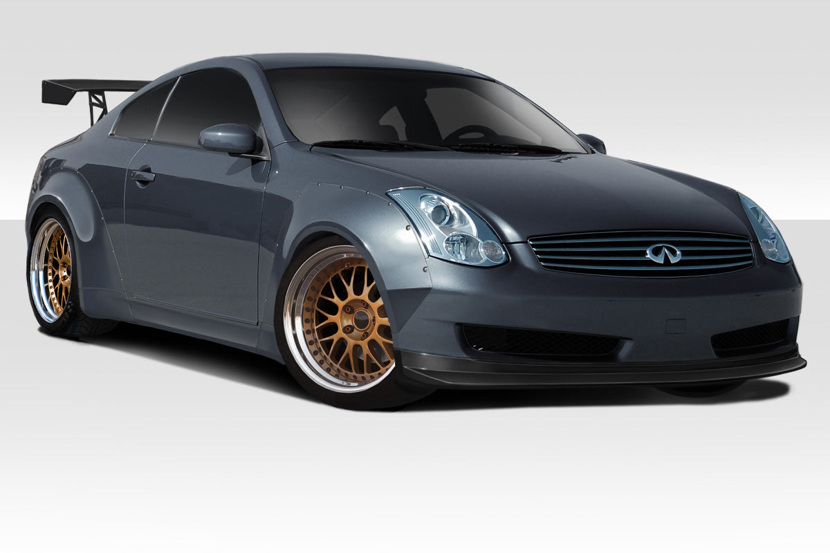 2003-2007 Infiniti G Coupe G35 Duraflex Circuit 75mm Fender Flares Kit ( Non Sport version)- 8 Piece