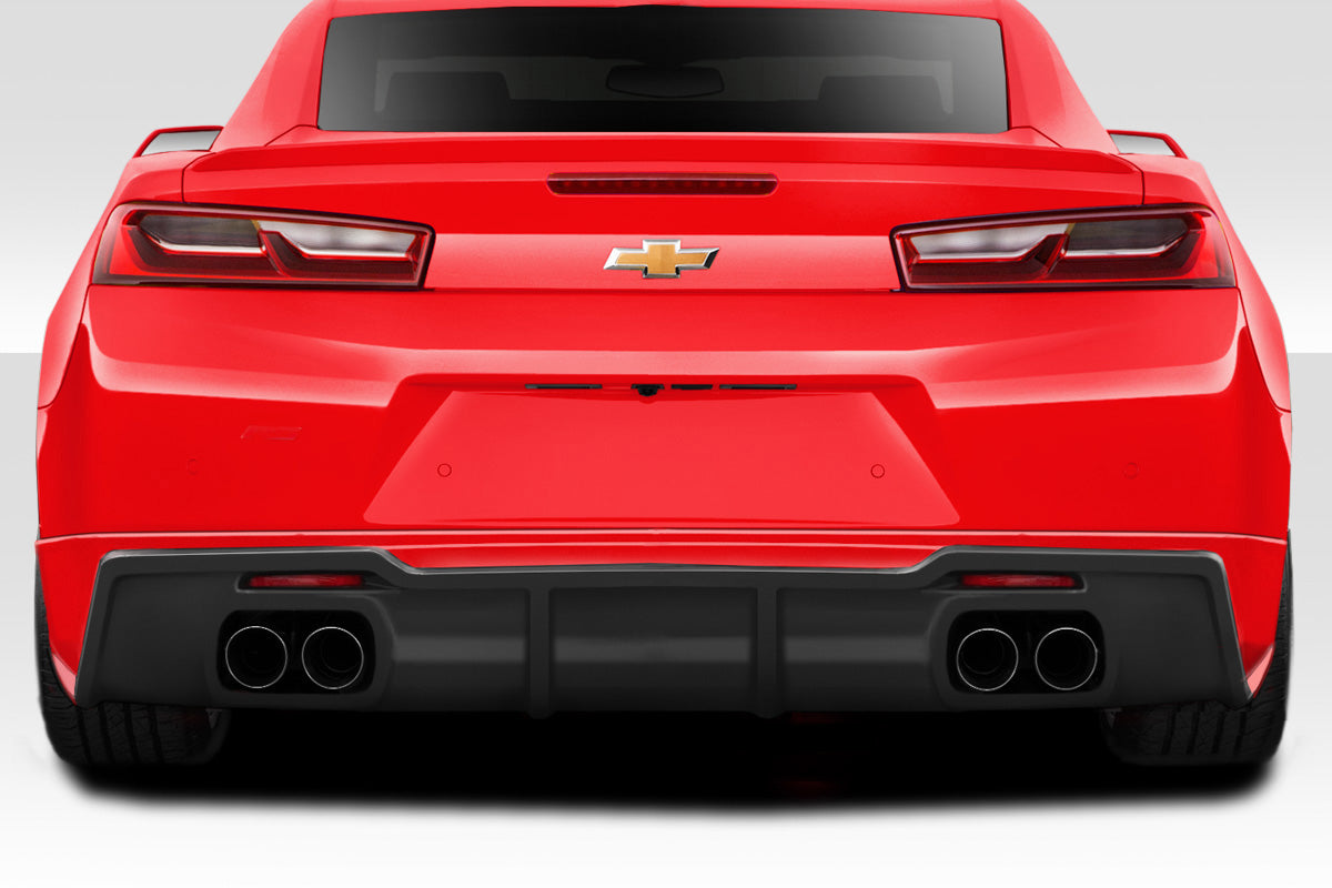 2016-2018 Chevrolet Camaro V8 Duraflex Racer Rear Lip - 1 Piece ( Quad Exhaust )