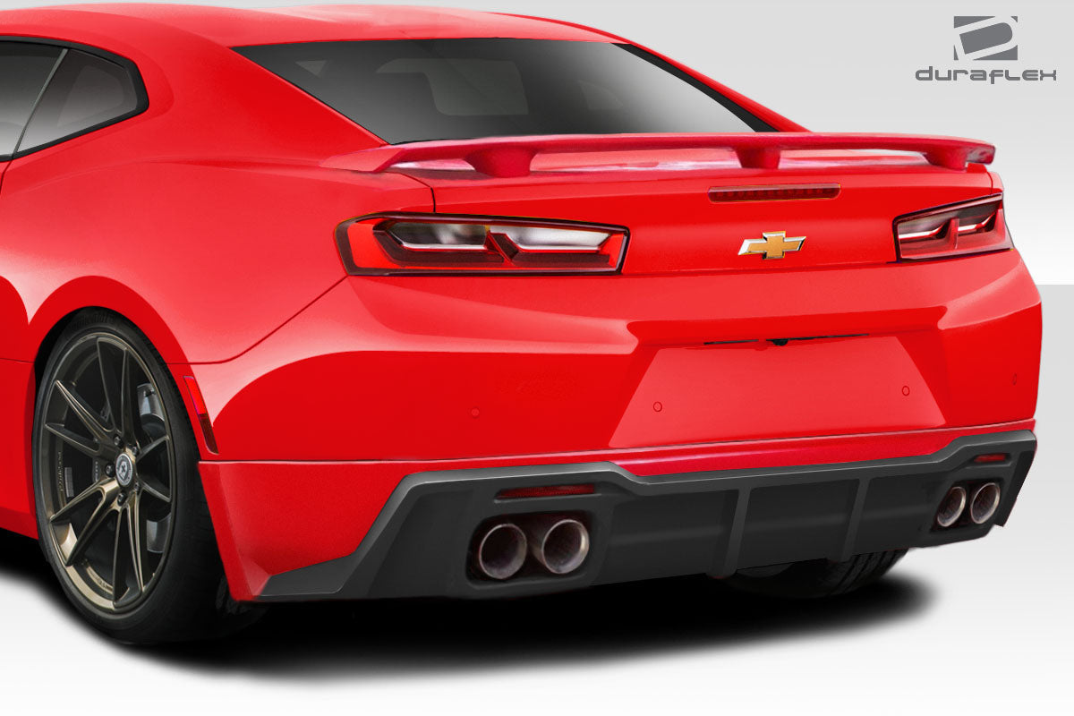 2016-2018 Chevrolet Camaro V8 Duraflex Racer Rear Lip - 1 Piece ( Quad Exhaust )