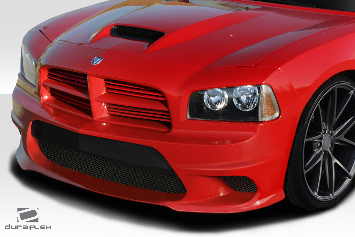 2006-2010 Dodge Charger Duraflex Hellcat Look Front Bumper - 1 Piece