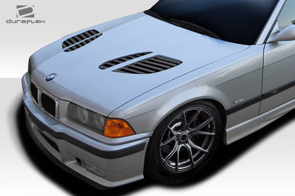 1992-1998 BMW 3 Series M3 E36 2DR Duraflex GTR Hood - 1 Piece