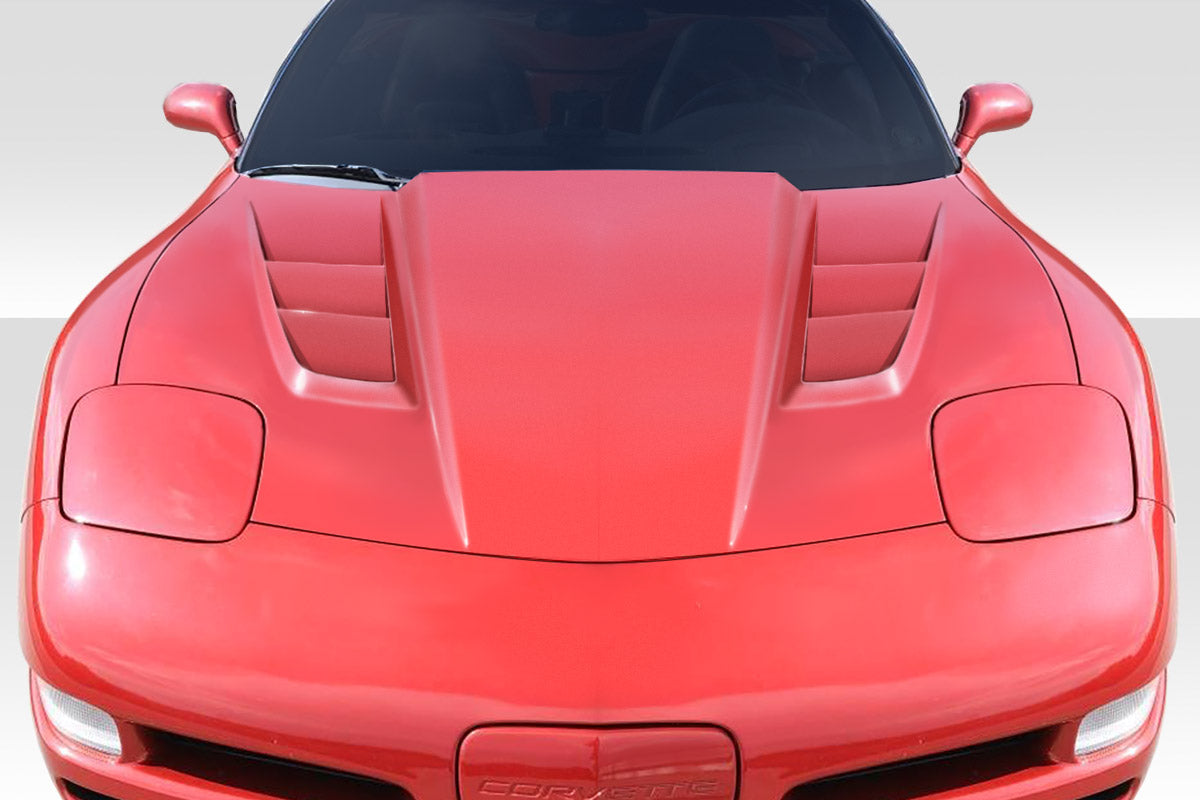 1997-2004 Chevrolet Corvette C5 Duraflex H Design Hood - 1 Piece