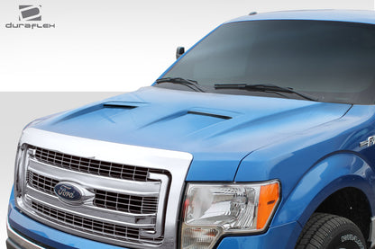 2009-2014 Ford F-150 Duraflex Ram Air Hood - 1 Piece