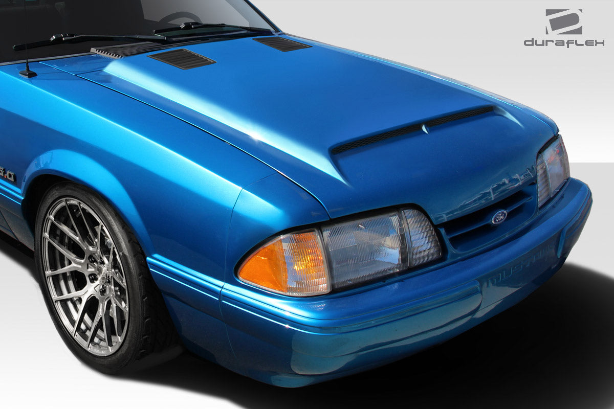 1987-1993 Ford Mustang Duraflex GT500 Hood - 1 Piece