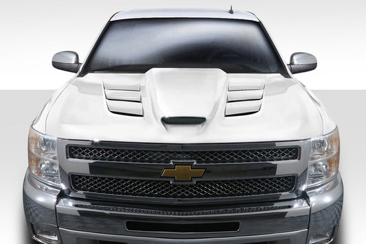 2007-2013 Chevrolet Silverado Duraflex Viper Look Hood - 1 Piece