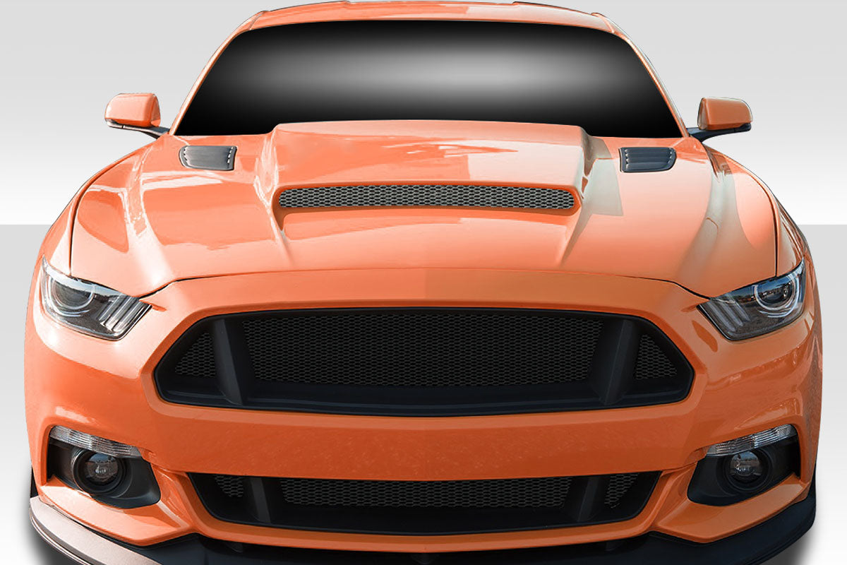 2015-2017 Ford Mustang Duraflex CVX V2 Hood - 1 Piece