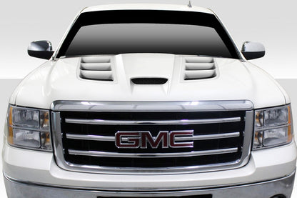 2007-2013 GMC Sierra 1500 2007-2010 Sierra 2500 Duraflex Viper Look Hood - 1 Piece