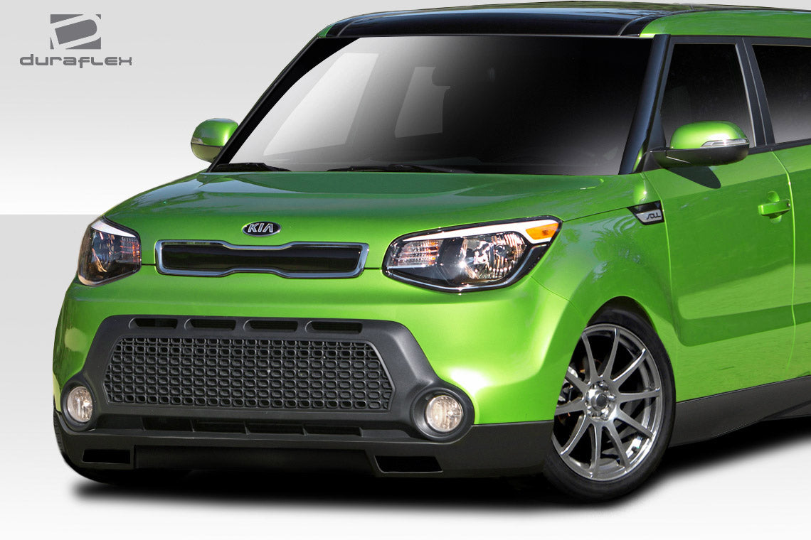 2015-2016 Kia Soul Duraflex Racer Front Lip - 1 Piece