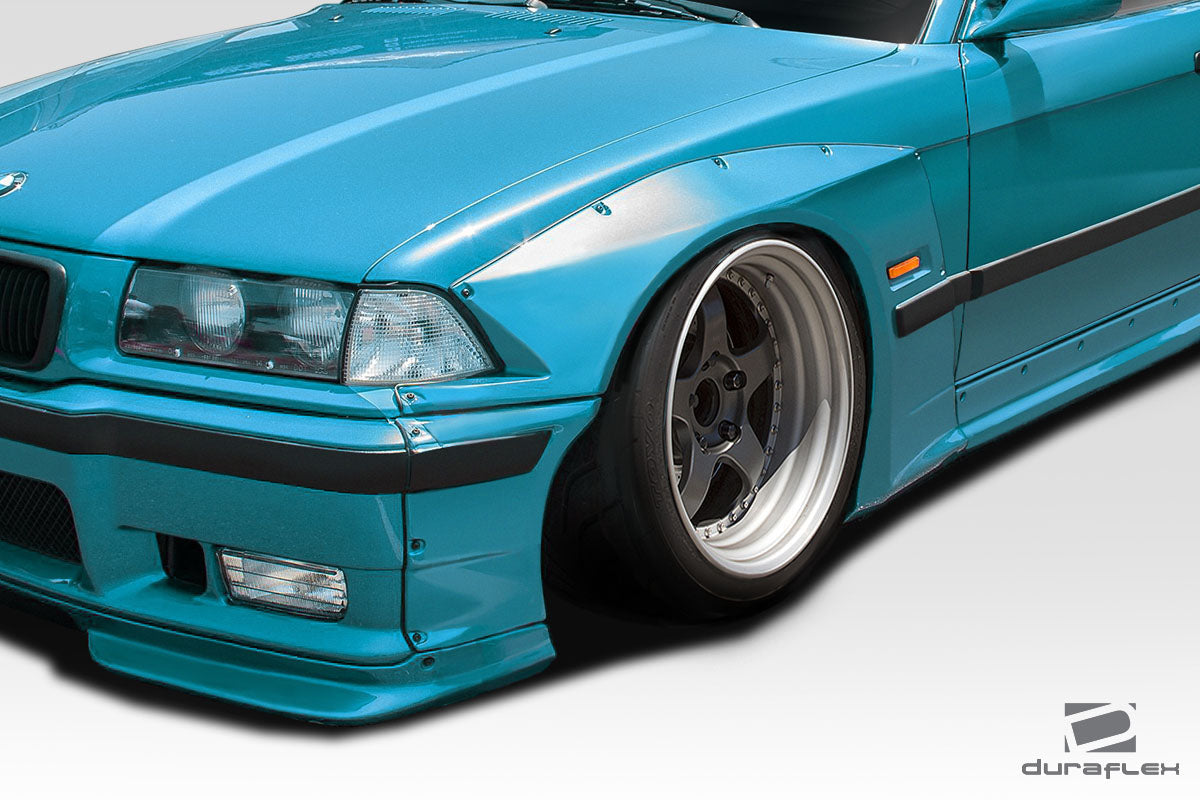 1992-1998 BMW 3 Series M3 E36 2DR Duraflex Circuit Side Skirts - 2 Piece