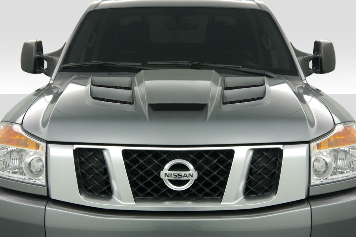 2004-2015 Nissan Titan / Armada Duraflex Viper Look Hood - 1 Piece