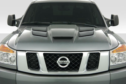 2004-2015 Nissan Titan / Armada Duraflex Viper Look Hood - 1 Piece