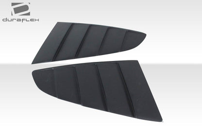 2015-2023 Ford Mustang Duraflex CVX Rear Window Scoops Louvers - 2 Piece (S)