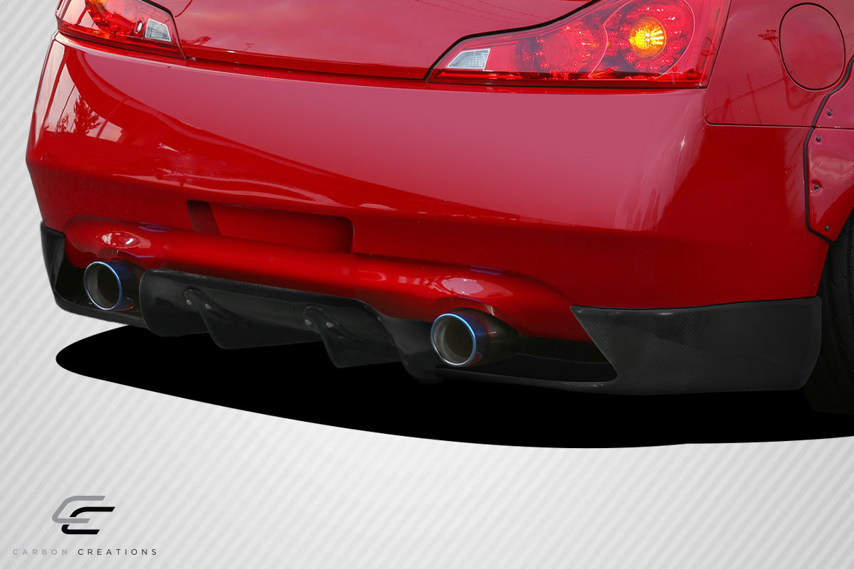 2008-2015 Infiniti G Coupe G37 Q60 Carbon Creations LBW Rear Diffuser - 3 Piece