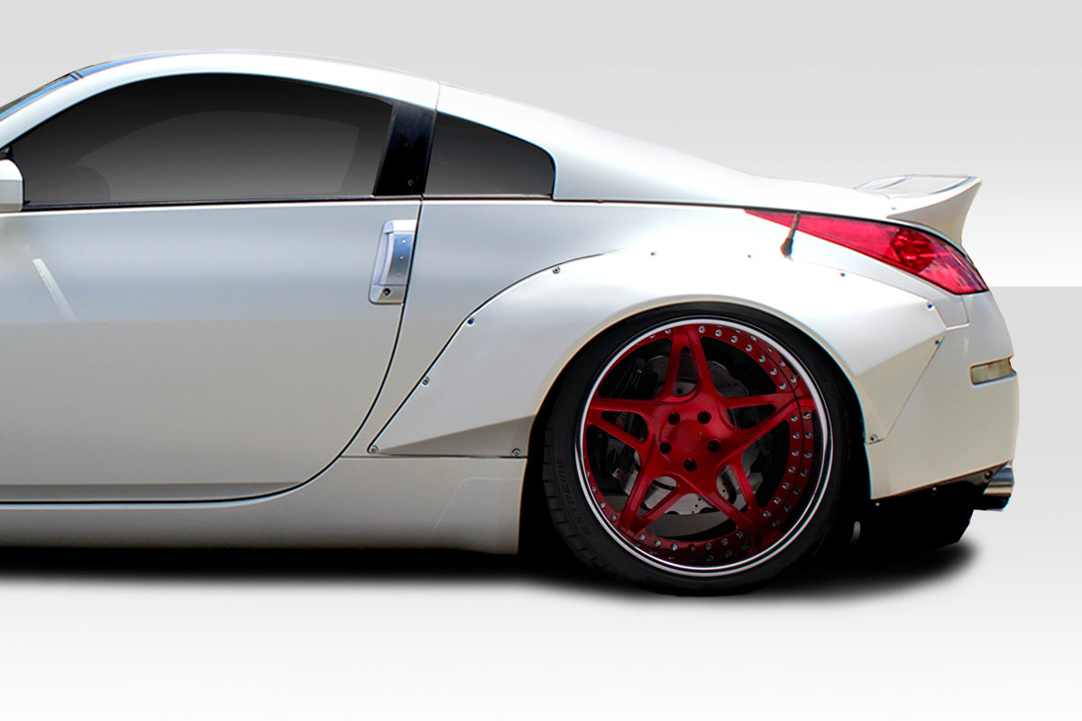 2003-2008 Nissan 350Z Z33 Duraflex RBS Rear Fender Flares (+80mm) - 2 Piece