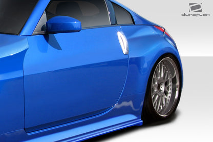 2003-2008 Nissan 350Z Z33 Duraflex Demon Rear Fender Flares (+30mm) - 2 Piece