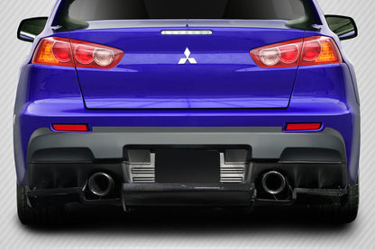 2008-2015 Mitsubishi Lancer Evolution 10 Carbon Creations VR-S Rear Diffuser - 1 Piece