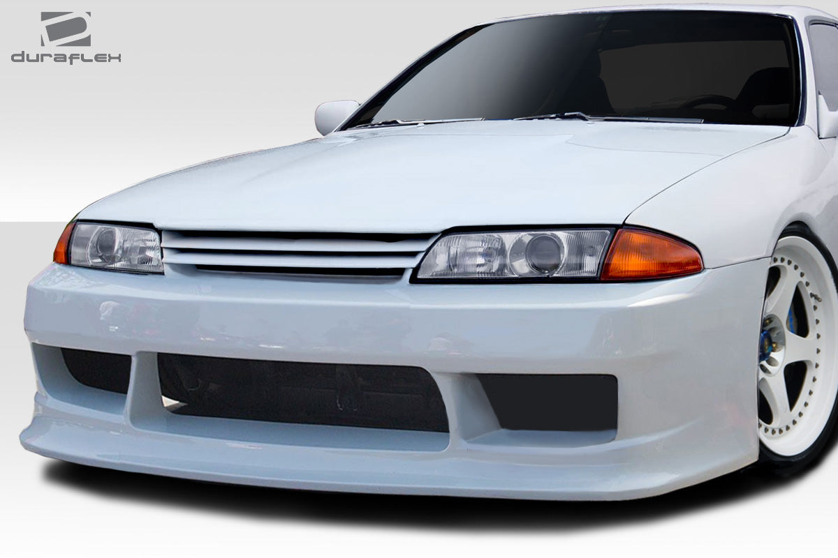 1989-1994 Nissan Skyline R32 2DR / 4DR Duraflex V-Speed Front Bumper - 1 Piece