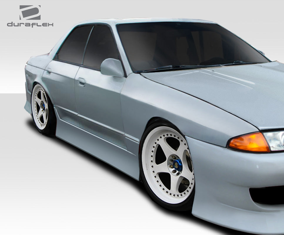 1989-1994 Nissan Skyline R32 4DR Duraflex V-Speed Side Skirts - 2 Piece