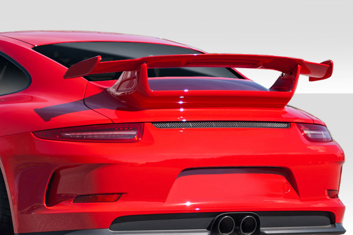 2012-2015 Porsche 911 Carrera 991 Eros GT3 Look Wing ( includes brake light ) - 1 Piece