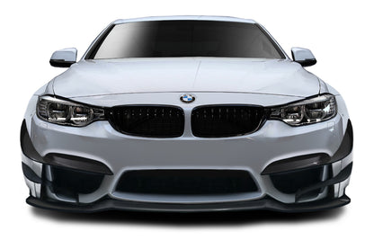 2014-2020 BMW 4 Series F32 AF-1 Wide Body Front Lip Spoiler ( GFK ) - 1 Piece ( Must be used with Couture M4 Look Front Bumper ) (S)