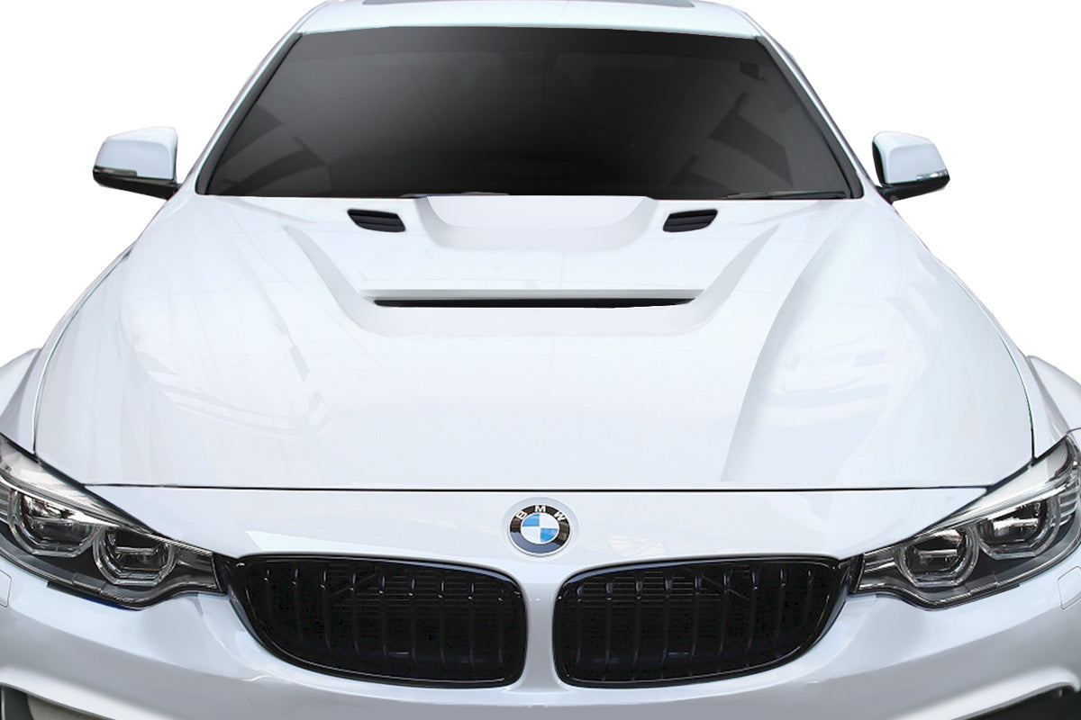 2012-2018 BMW 3 Series F30 / 2014-2020 4 Series F32 AF-1 Hood ( GFK ) - 1 Piece