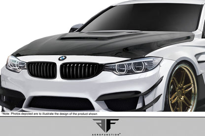 2012-2018 BMW 3 Series F30 / 2014-2020 4 Series F32 Carbon AF-1 Hood ( CFP ) - 1 Piece (S)