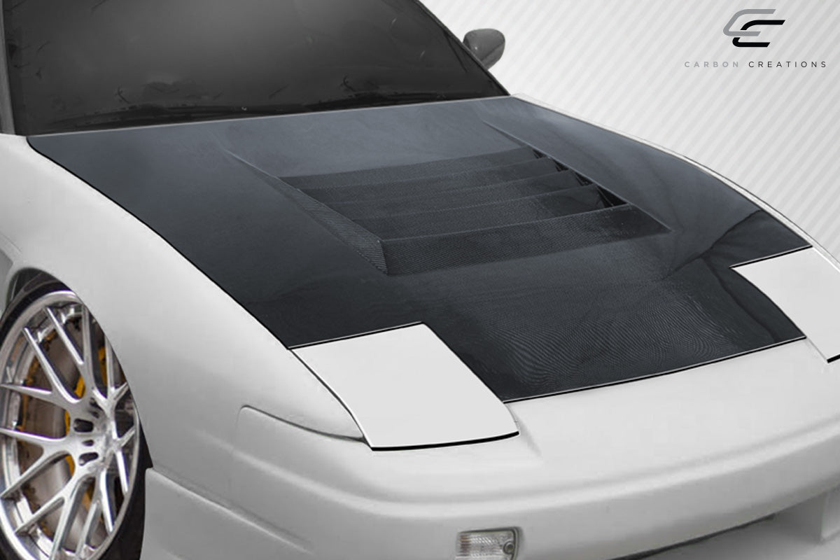 1989-1994 Nissan 240SX S13 Carbon Creations D-1 Hood - 1 Piece