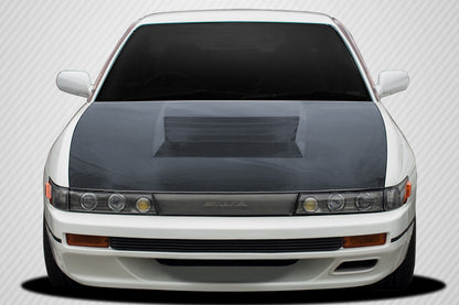 1989-1994 Nissan Silvia S13 Carbon Creations D-1 Hood - 1 Piece