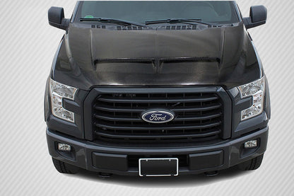 2015-2020 Ford F-150 Carbon Creations GT500 Hood - 1 Piece