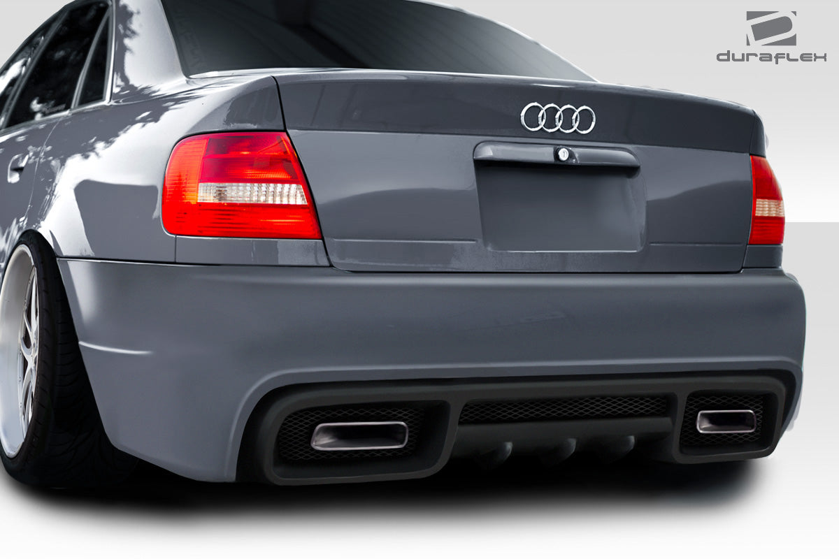 1996-2001 Audi A4 S4 B5 4DR Duraflex Version 2 Rear Bumper - 1 Piece