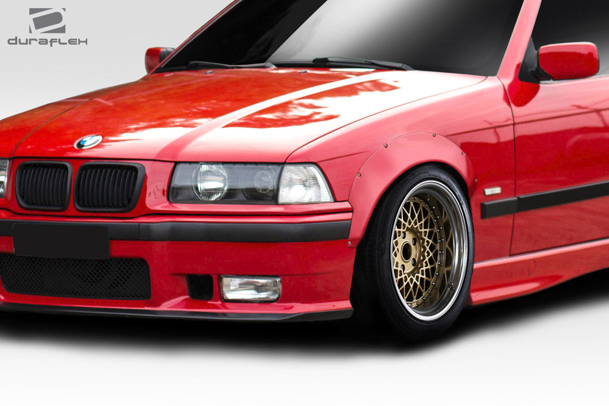 1992-1998 BMW 3 Series E36 Duraflex RBS Front Fender Flares - 2 Piece