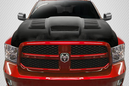 2009-2018 Dodge Ram 1500 Carbon Creations Viper Look Hood - 1 Piece