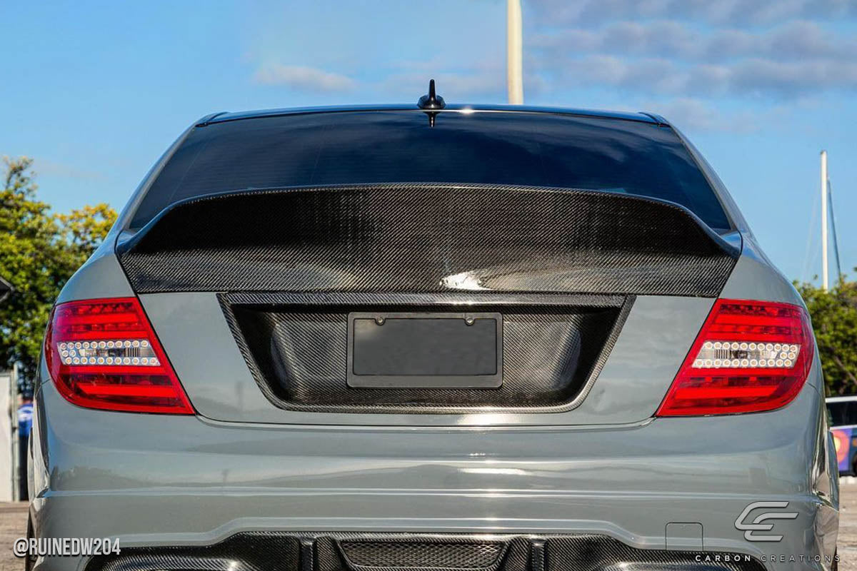 2008-2014 Mercedes C Class W204 Carbon Creations RBS Wing - 1 Piece