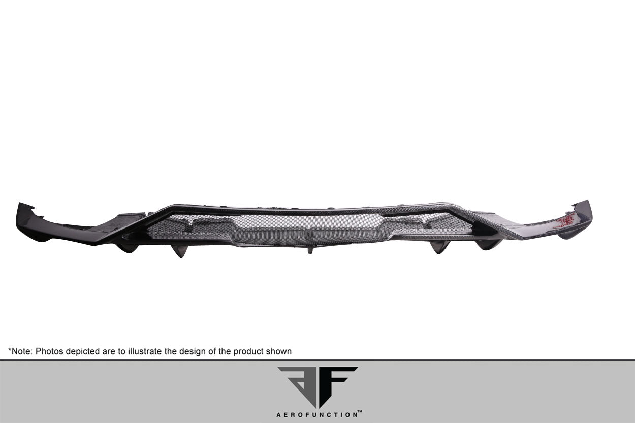 2011-2017 Lamborghini Aventador Carbon AF-1 Rear Diffuser ( CFP ) - 1 Piece