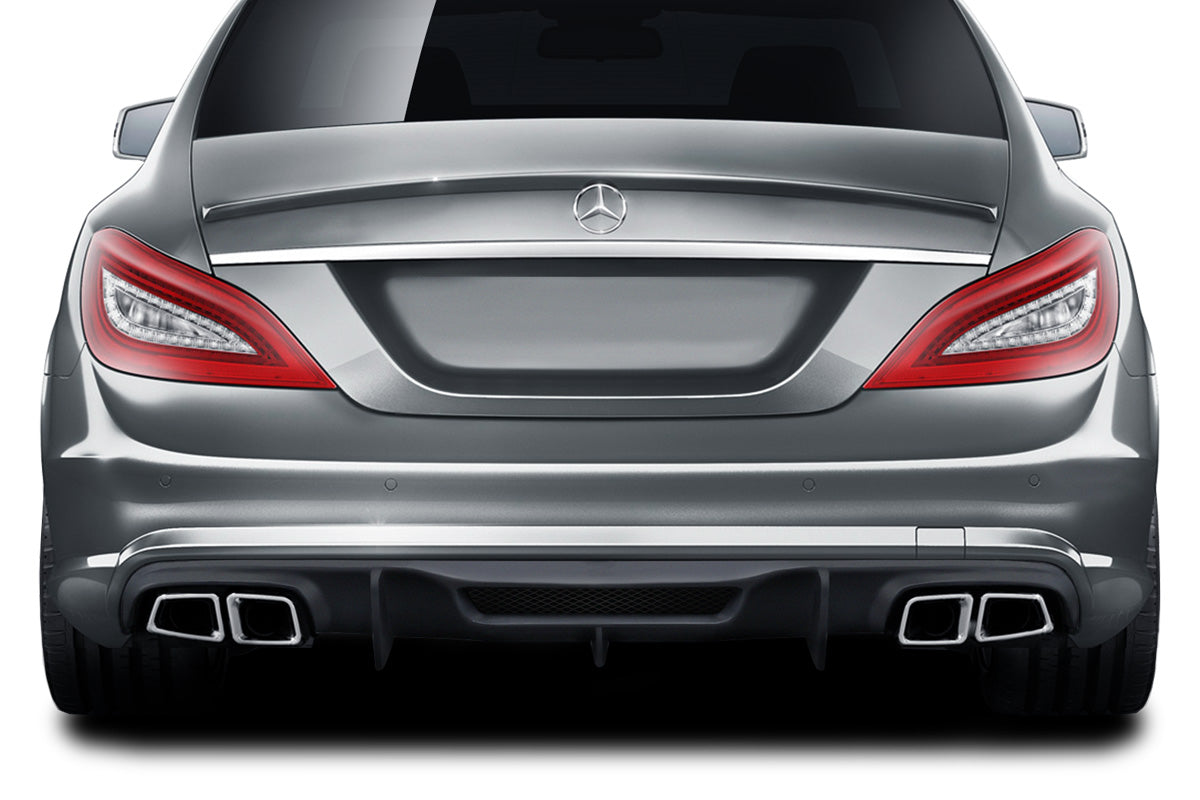 2012-2018 Mercedes W218 CLS63 AF-1 Rear Diffuser ( GFK ) - 1 Piece