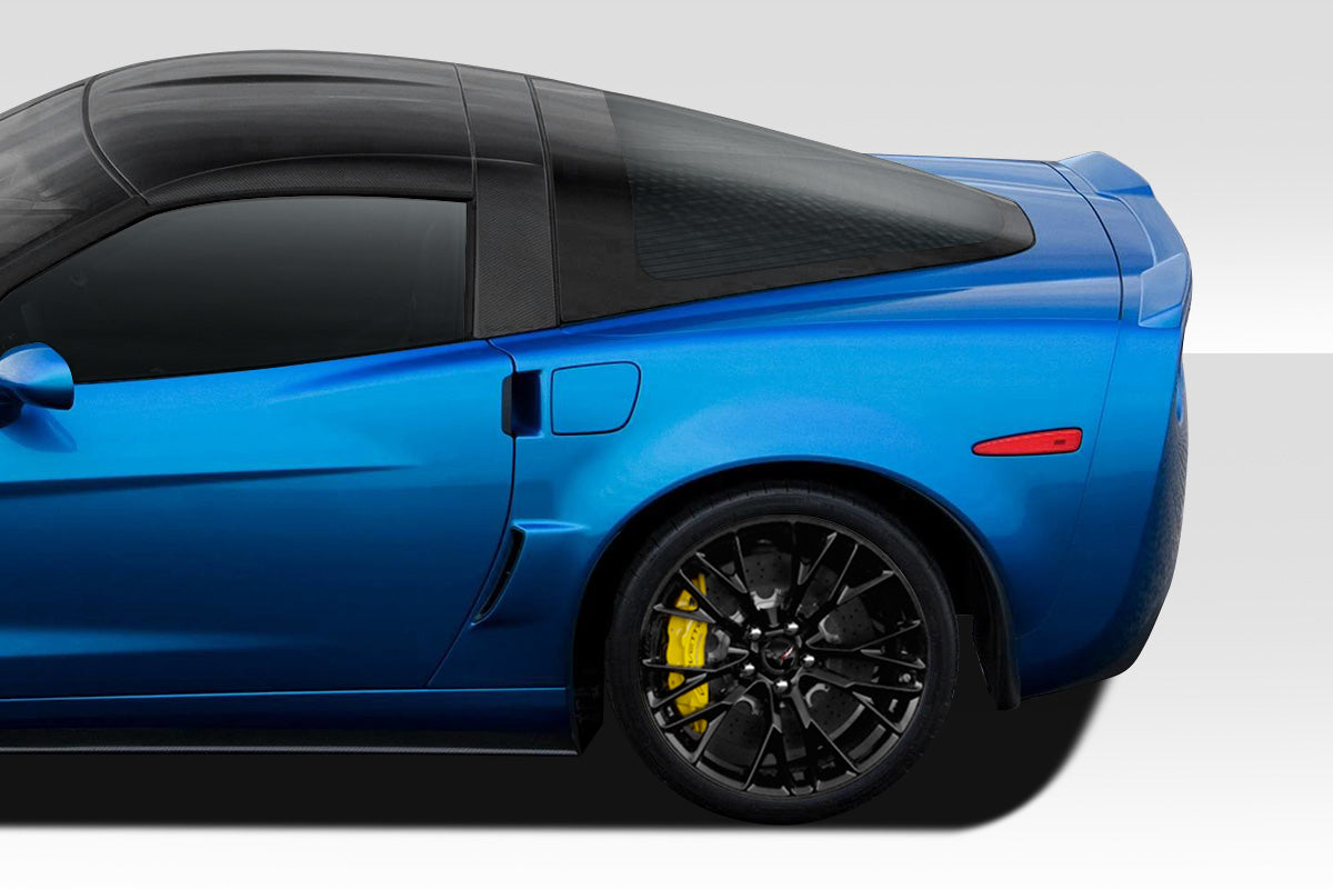 2005-2013 Chevrolet Corvette C6 Duraflex ZR1 Look Rear Fenders - 2 Piece