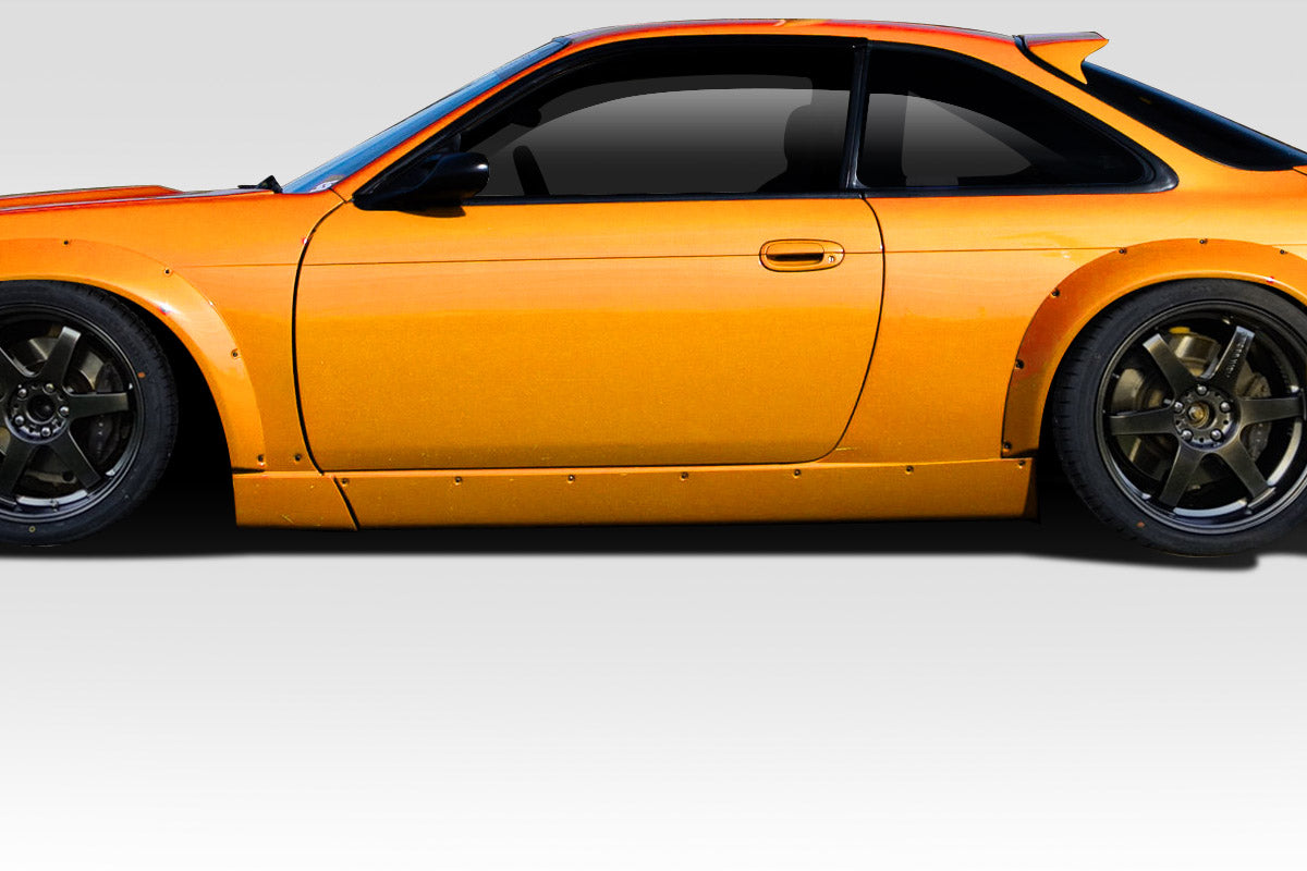 1995-1998 Nissan 240SX S14 Duraflex RBS V2 Wide Body Side Skirts - 2 Piece