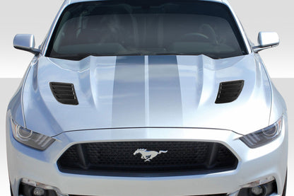 2015-2017 Ford Mustang Duraflex R-Spec Hood Vents - 2 Piece