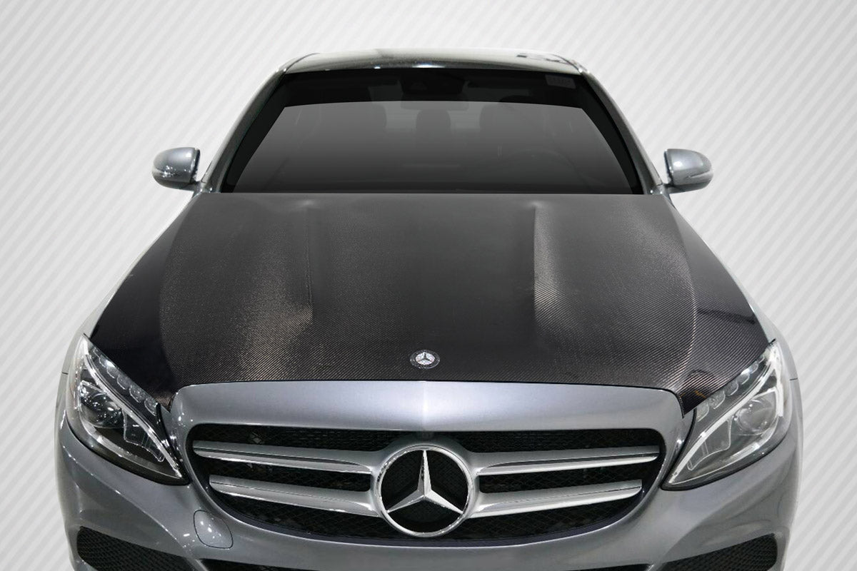 2015-2021 Mercedes C Class W205 Carbon Creations DriTech C63 Look Hood - 1 Piece