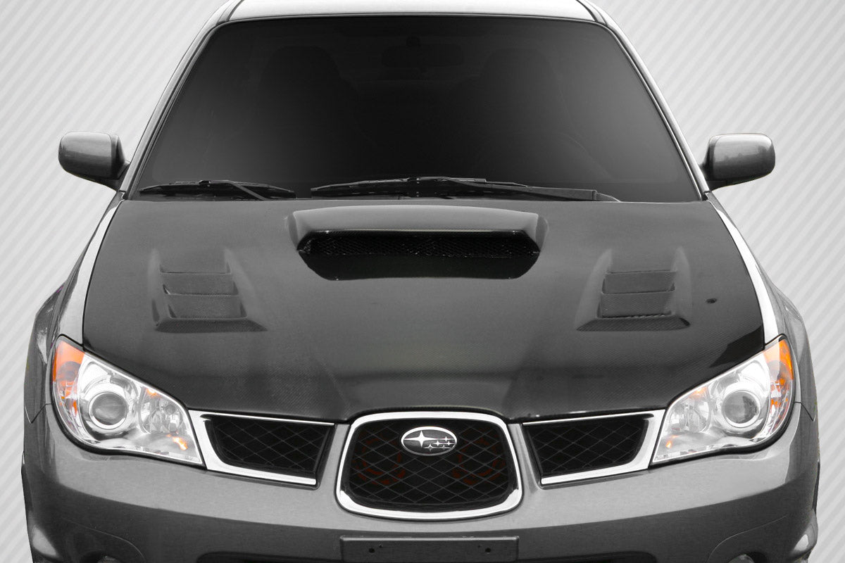 2006-2007 Subaru Impreza WRX STI Carbon Creations DriTech C-1 Hood - 1 Piece