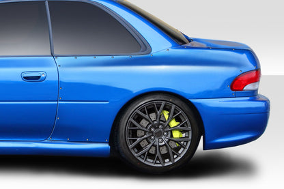 1993-2001 Subaru Impreza 2DR Duraflex 22B Look Rear Fenders - 2 Piece