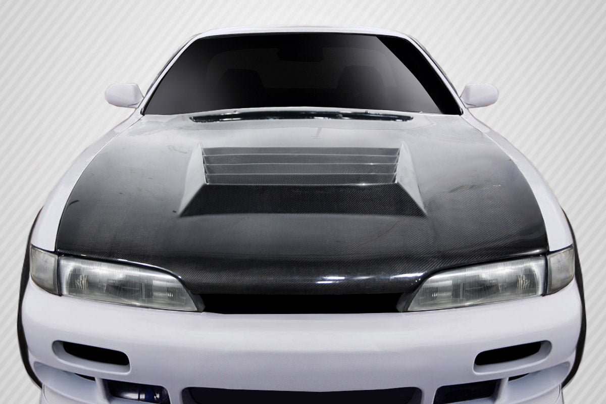 1995-1996 Nissan 240SX S14 Carbon Creations D-Spec Hood - 1 Piece