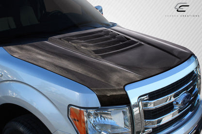 2009-2014 Ford F-150 Carbon Creations Raptor Look Hood - 1 Piece