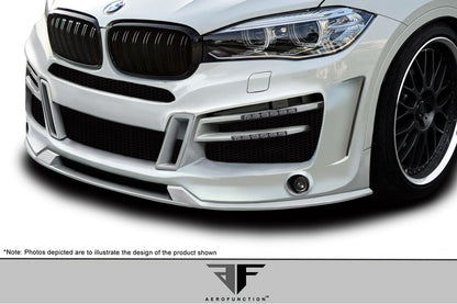 2015-2019 BMW X6 F16 / X6M F86 AF-1 Front Lip Splitter ( GFK ) - 1 Piece