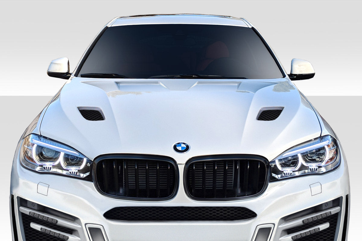 2015-2019 BMW X6 F16 / X6M F86 AF-1 Hood ( GFK ) - 1 Piece