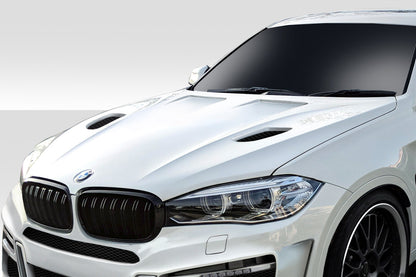 2015-2019 BMW X6 F16 / X6M F86 AF-1 Hood ( GFK ) - 1 Piece