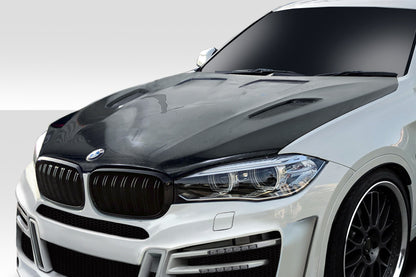 2015-2019 BMW X6 F16 / X6M F86 Carbon AF-1 Hood ( CFP ) - 1 Piece