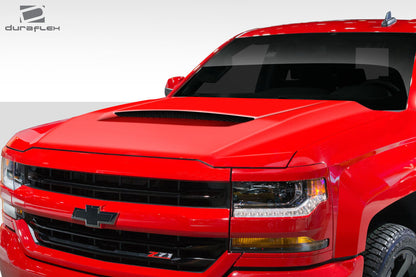 2016-2018 Chevrolet Silverado Duraflex GMX Hood - 1 Piece