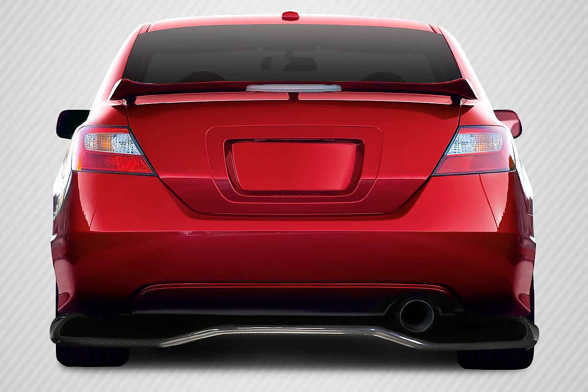 2006-2011 Honda Civic 2DR Carbon Creations DriTech VTX Rear Diffuser - 1 Piece